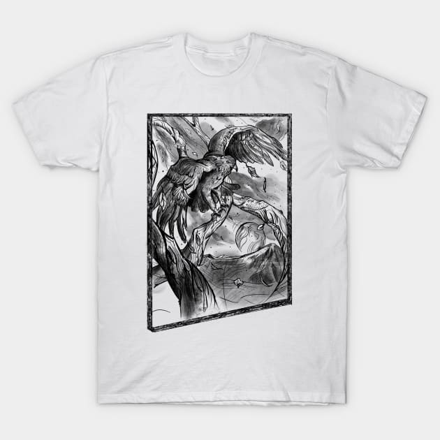 Eagle illustration T-Shirt by consequat